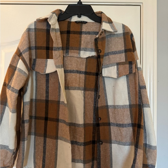 Plaid Fall Shacket - Picture 2 of 5